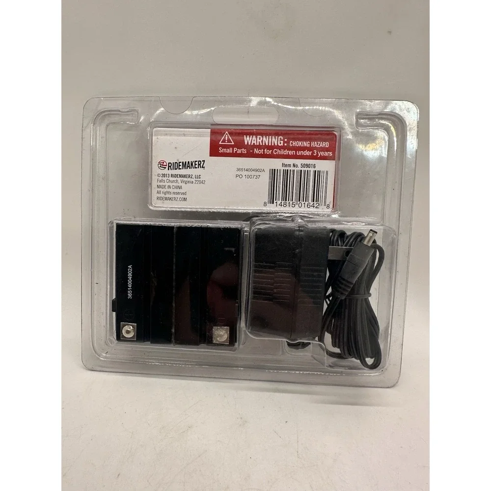 RideMakerz 4.8V Rechargeable Power Pack AC‎ Charger RC RZ Street Chassis